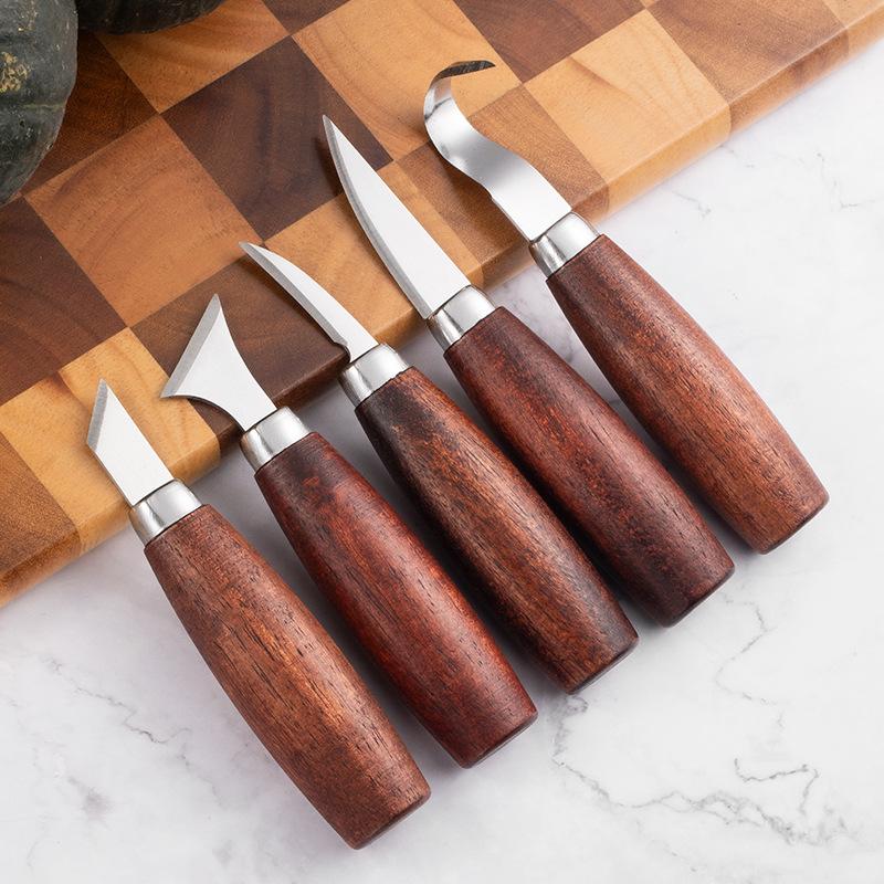 Woodworking Hand Tools - Ensemble de 5 ciseaux à bois