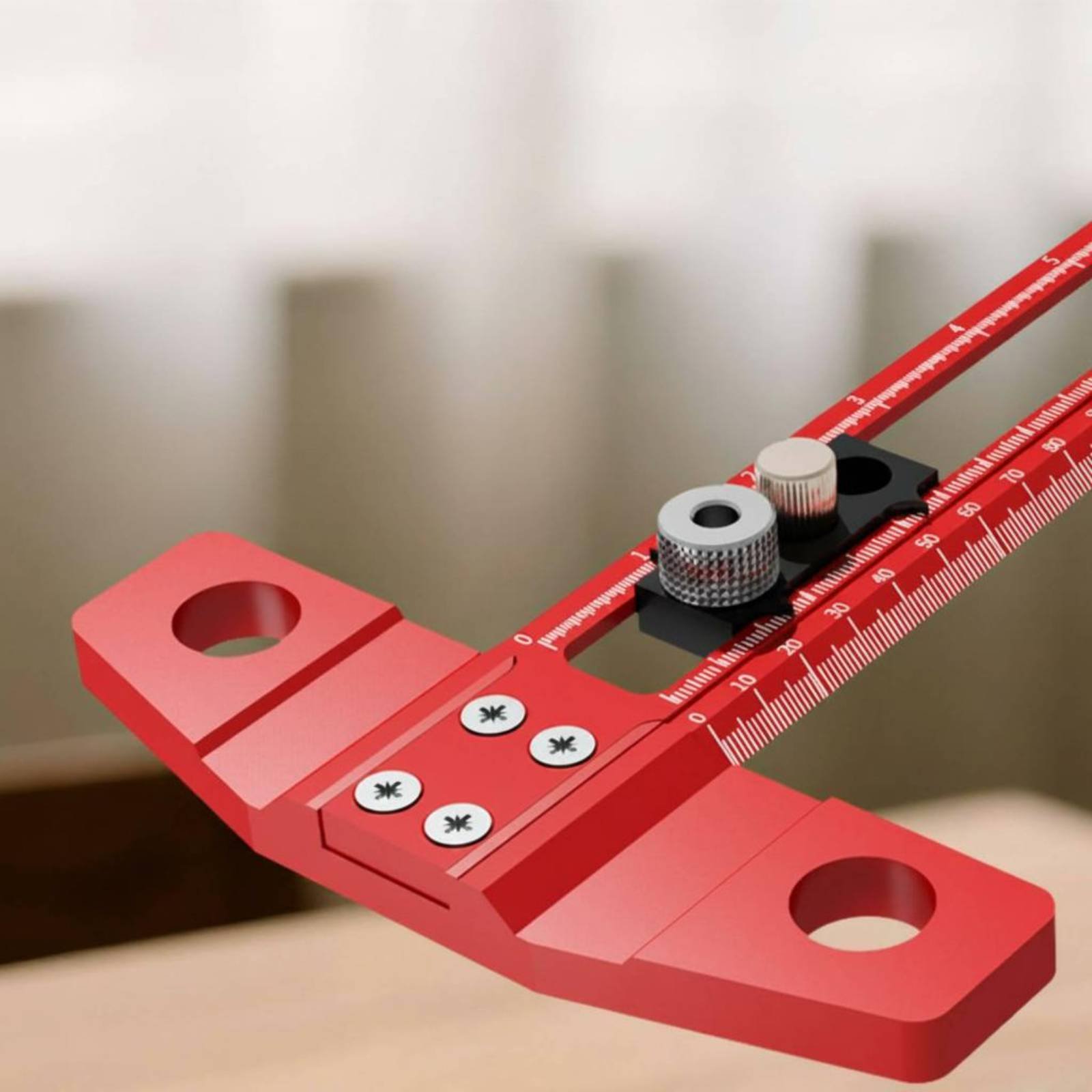 Woodworking Workshop Design - Règle en T pour le perçage,