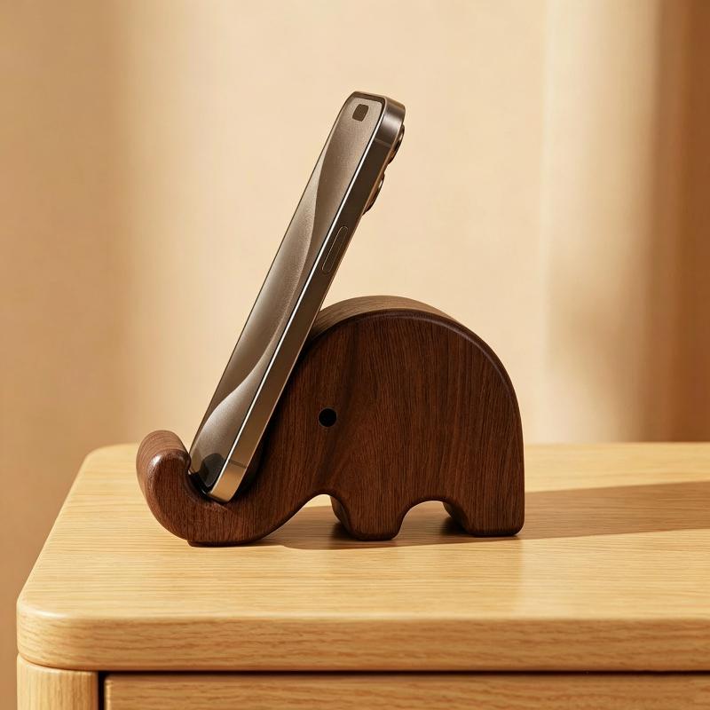 Woodworking Show - Support de téléphone en bois massif