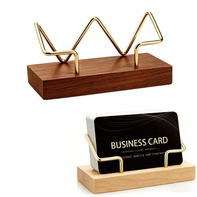 Woodworking Show - 【A8】Porte-cartes de visite en bois, organisateur