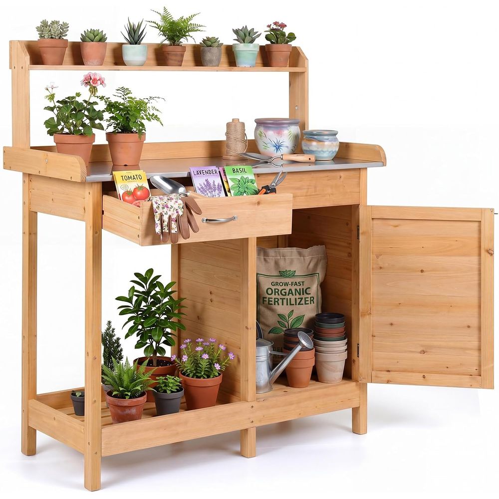 Woodworking Bench - Table de travail de jardin en