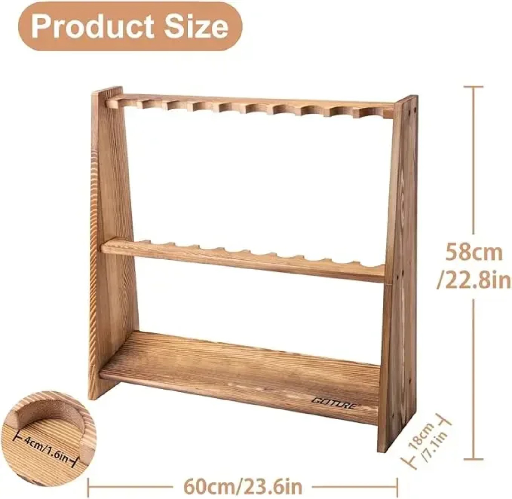 Support de cannes à pêche Gotu - Woodworking Show avis et prix