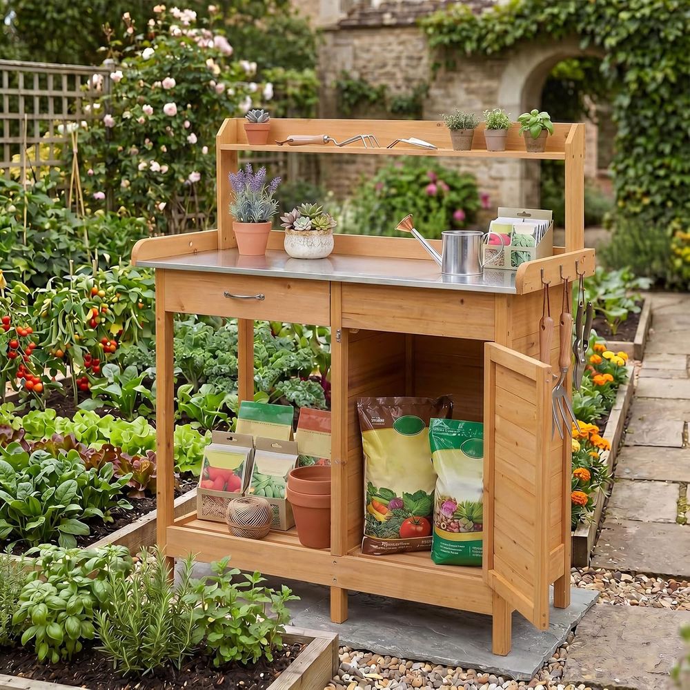 Table de travail de jardin en  - Woodworking Bench avis et prix