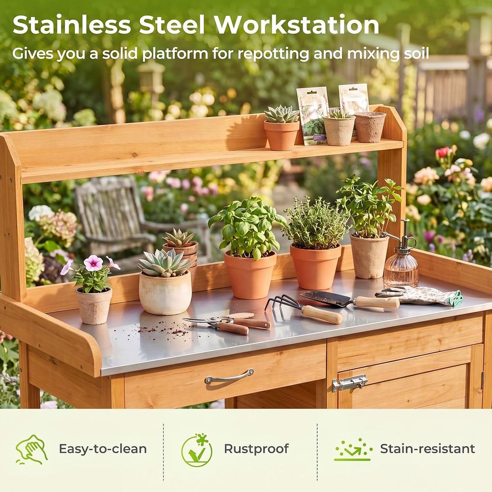 Table de travail de jardin en  - Woodworking Bench avis et prix