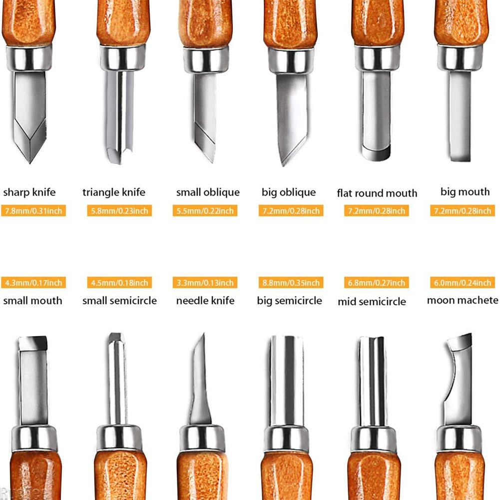 Ensemble de 12 outils de sculp - Woodworking Art avis et prix